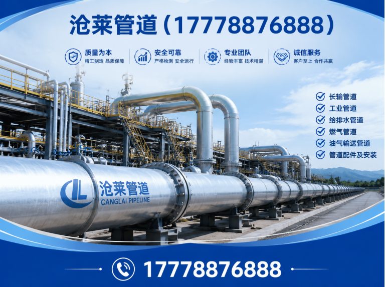 孟村回族自治县沧莱管道展示图